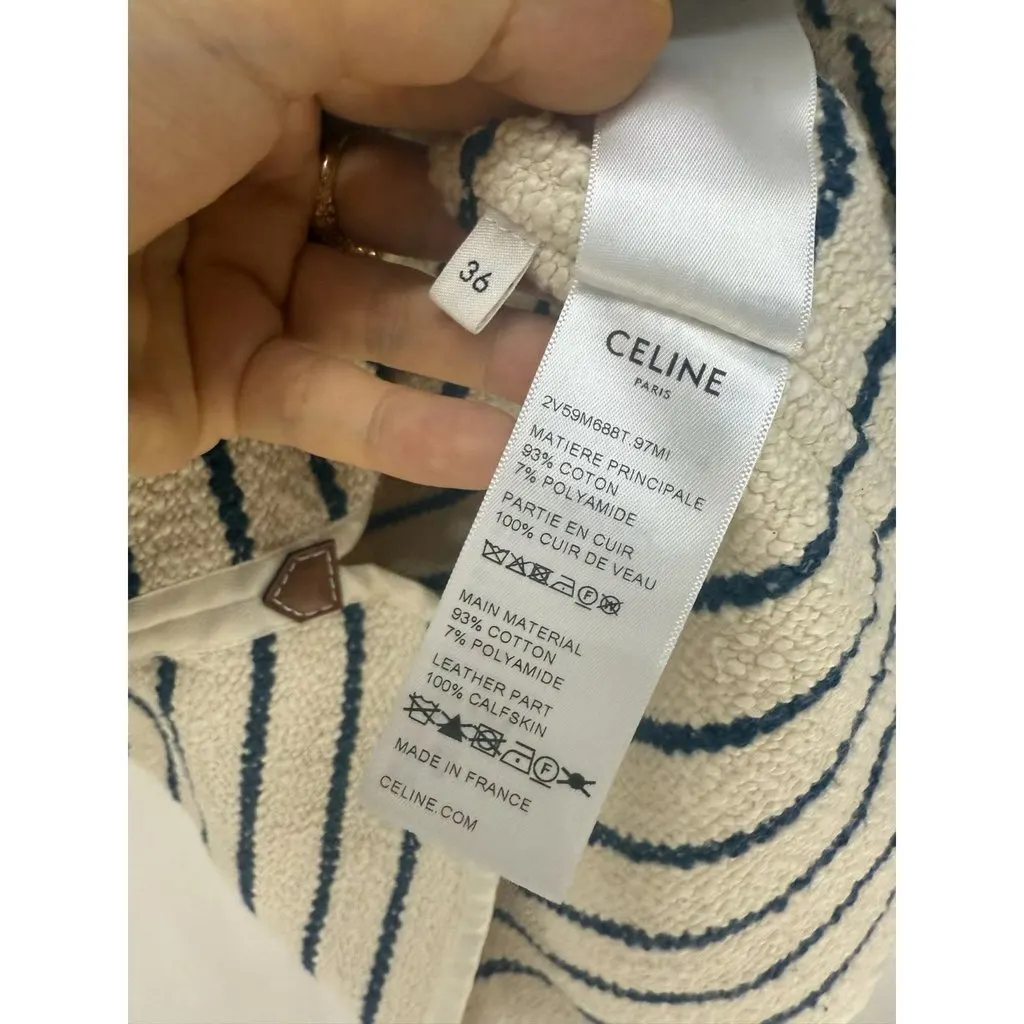 Celine Cotton Jacket MultiColor Cotton Very good - Box View
