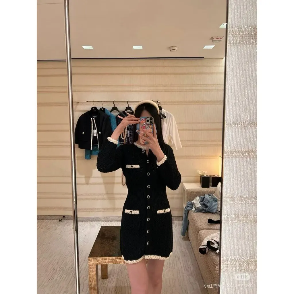 Chanel Silk Dress MultiColor Silk Never worn, with tag - Model View