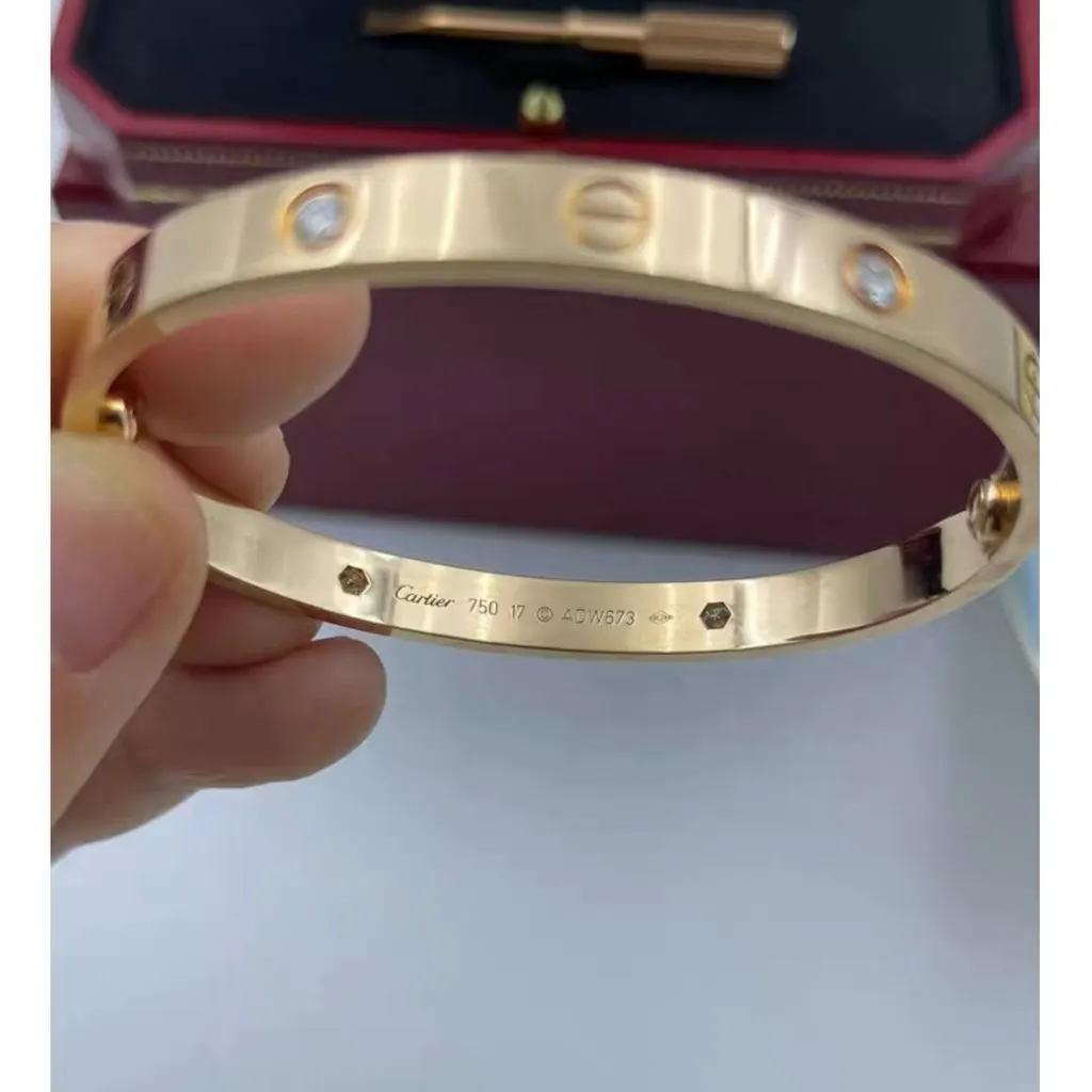 Cartier Love Pink Gold Bracelet MultiColor Very good - Inside View