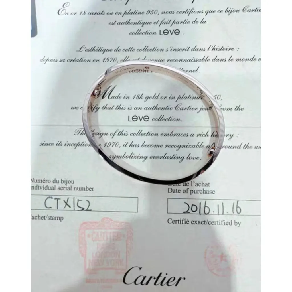Cartier Love Pink Gold Bracelet MultiColor Very good - Back View