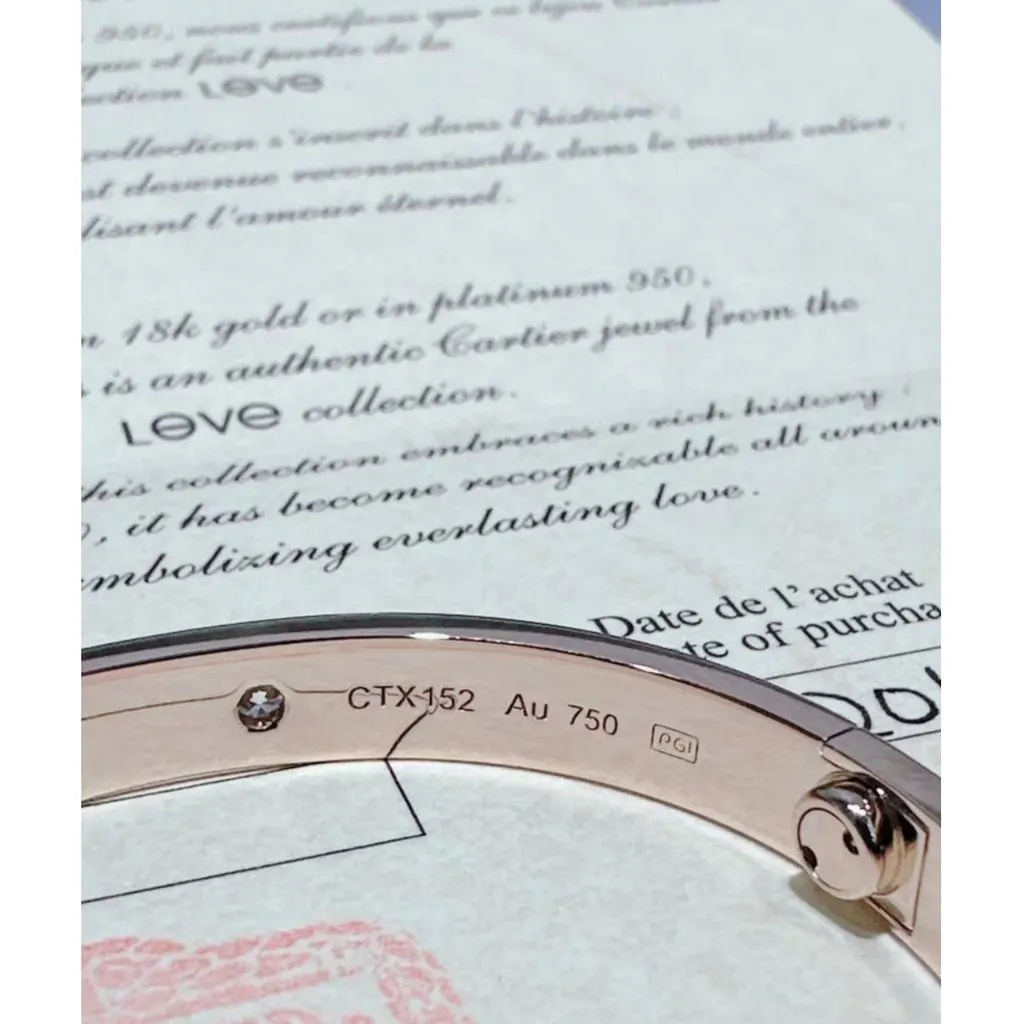 Cartier Love Pink Gold Bracelet MultiColor Very good - Model View