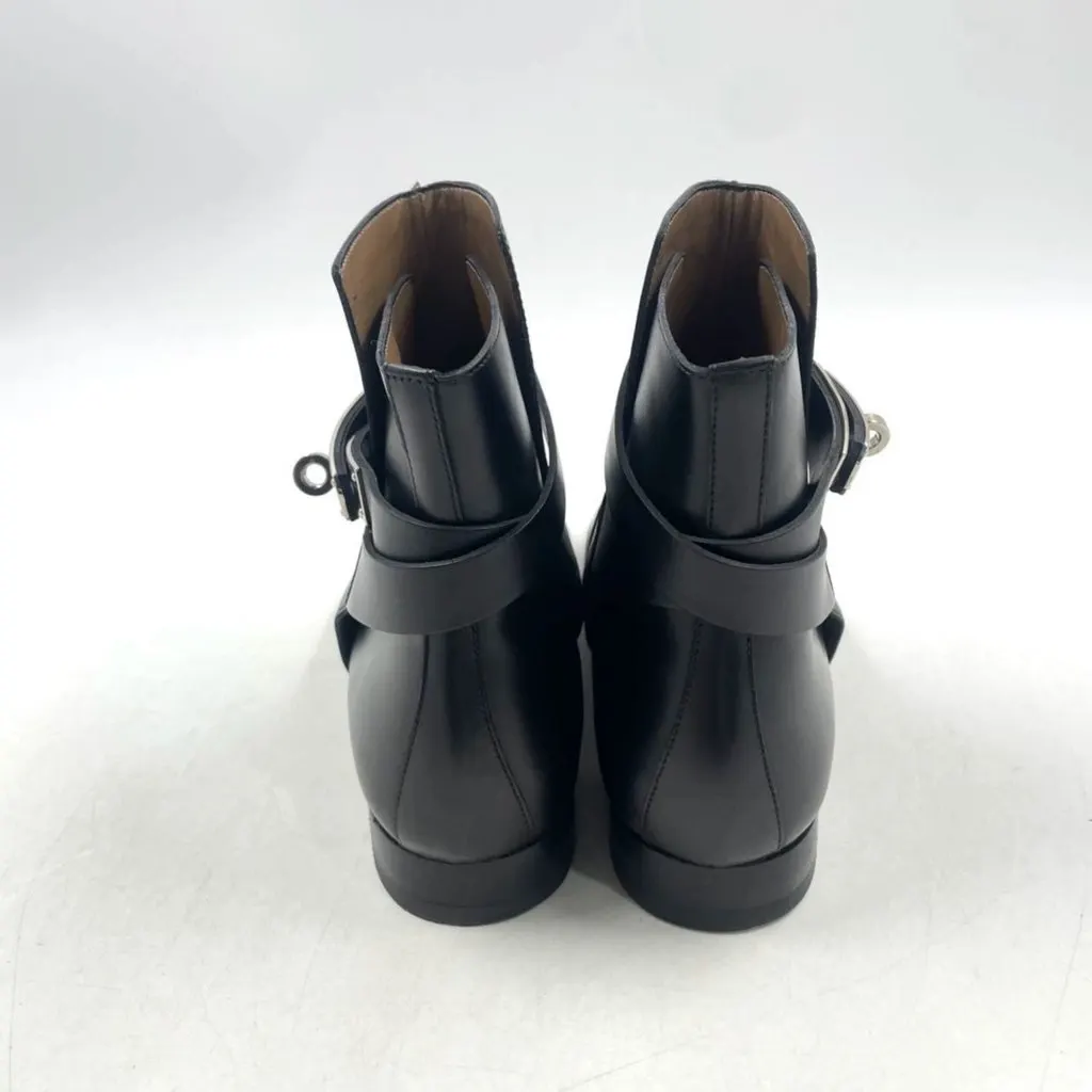 Hermes Black Leather Boots Black Leather Very good - Inside View