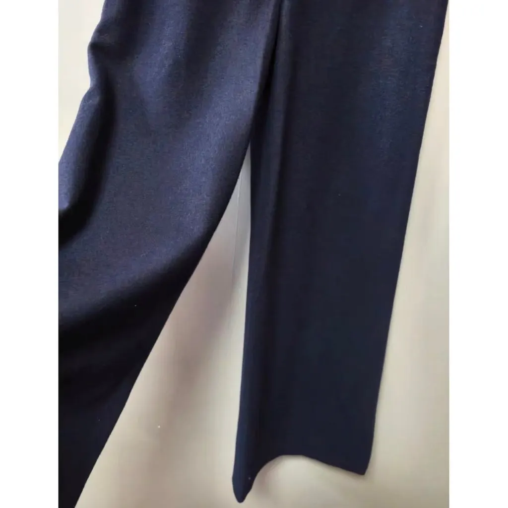 Chanel Navy Wool Trousers Navy Wool Very good - Box View