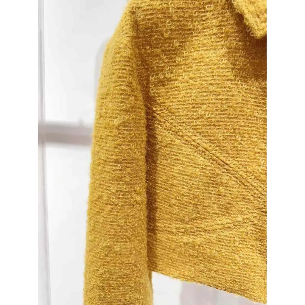 Chanel Yellow Wool Dress Yellow Wool Very good - Inside View