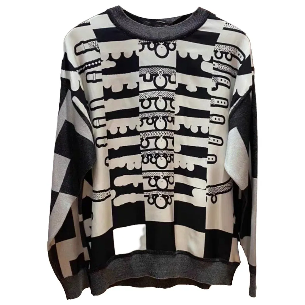 Hermes Silk Knitwear MultiColor Silk Never worn, with tag - Front View