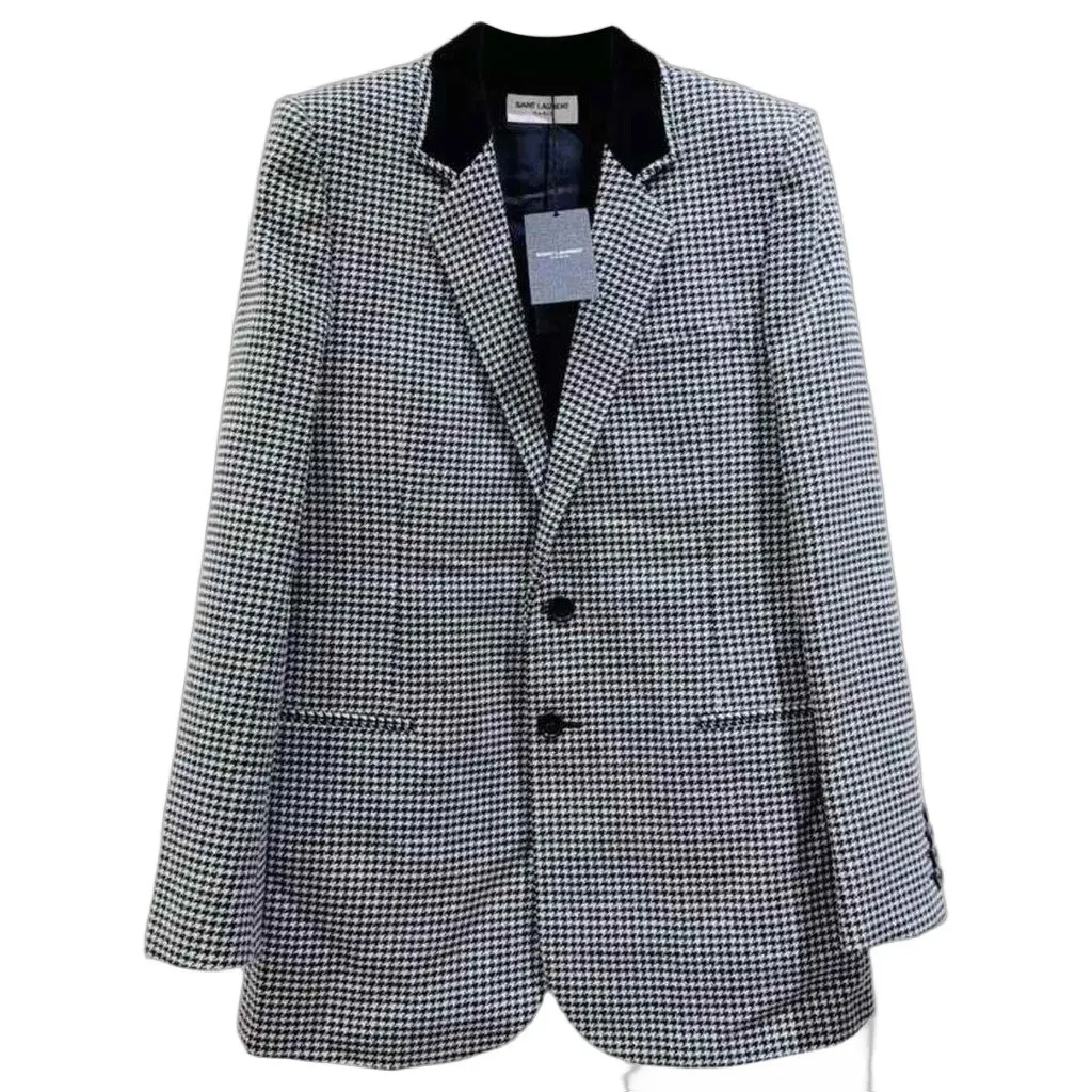 Saint Laurent Wool Jacket MultiColor Wool Never worn - Front View