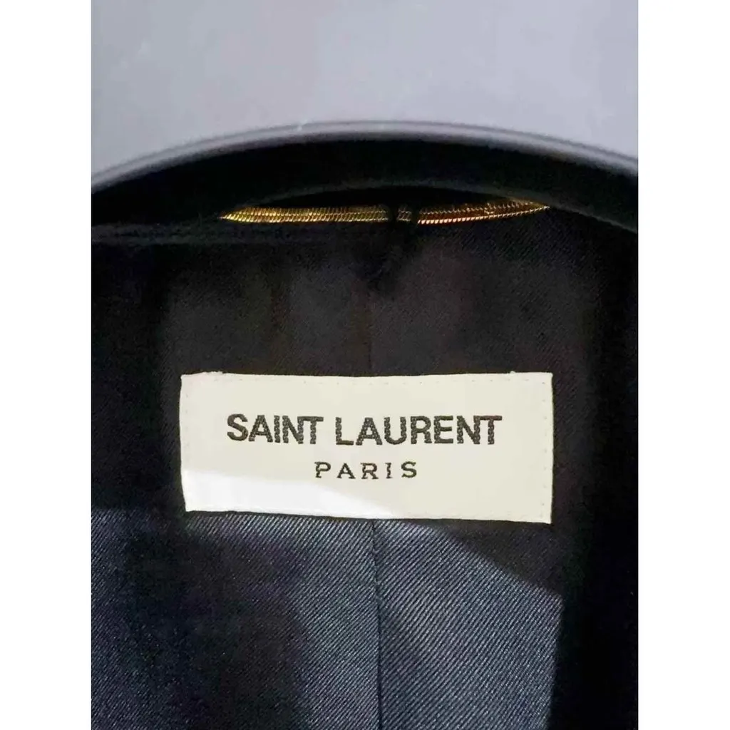 Saint Laurent Wool Jacket MultiColor Wool Never worn - Inside View
