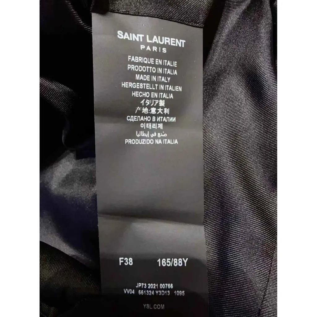 Saint Laurent Wool Jacket MultiColor Wool Never worn - Model View