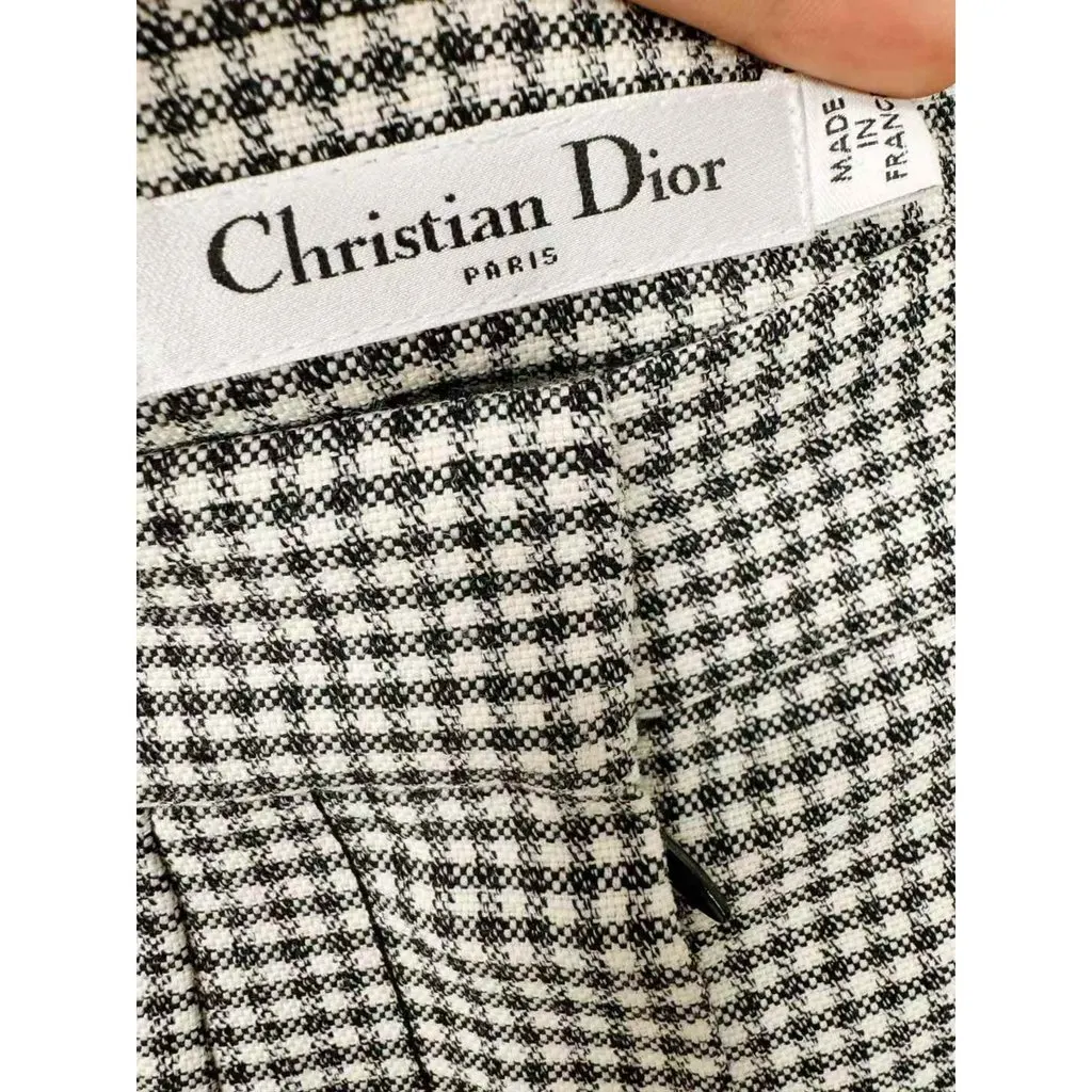 Dior Wool Skirt MultiColor Wool Very good - Back View