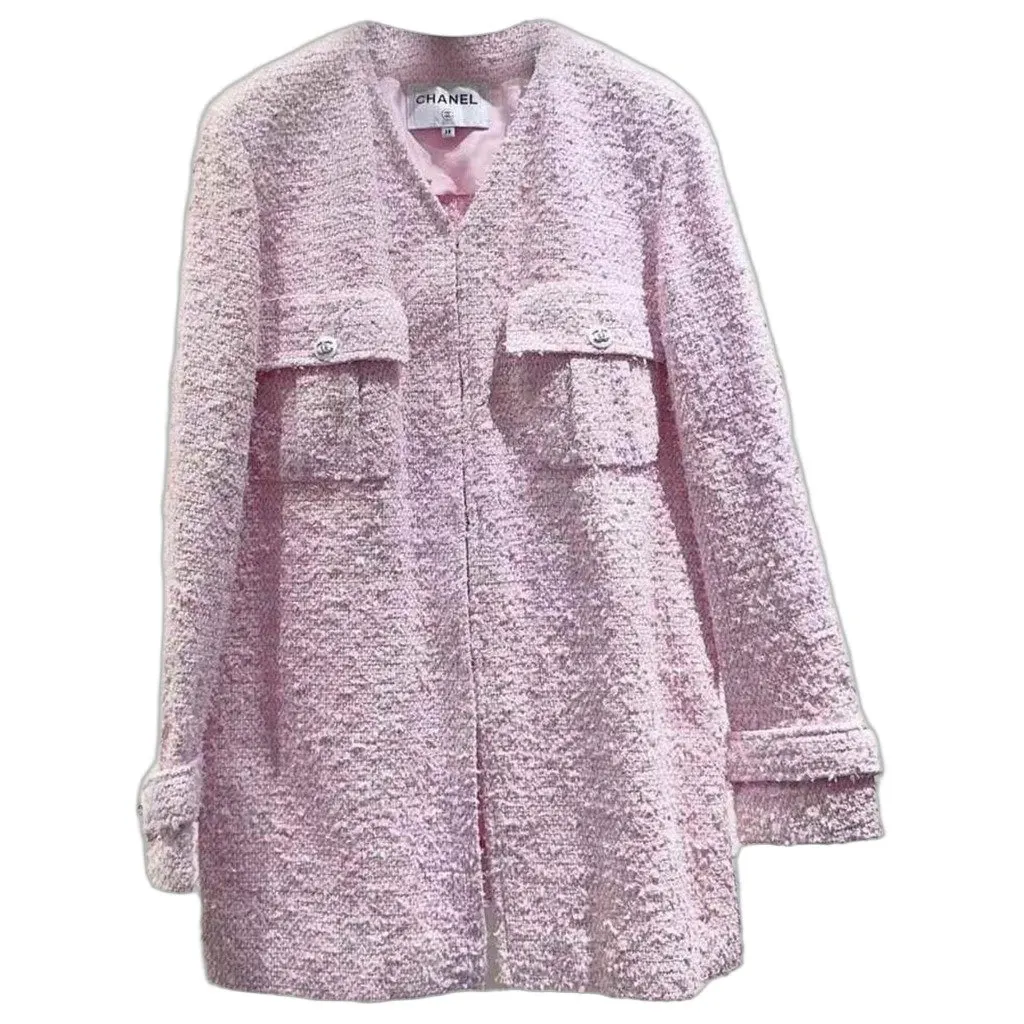 Chanel La Petite Veste Noire Tweed Jacket MultiColor Tweed Very good - Front View
