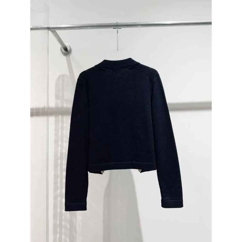 Chanel Black Cashmere Knitwear Black Cashmere Never worn, with tag - Back View