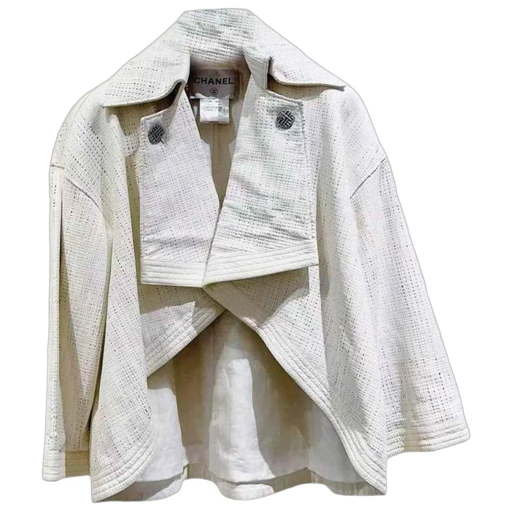 Chanel Leather Jacket MultiColor Leather Very good - Front View