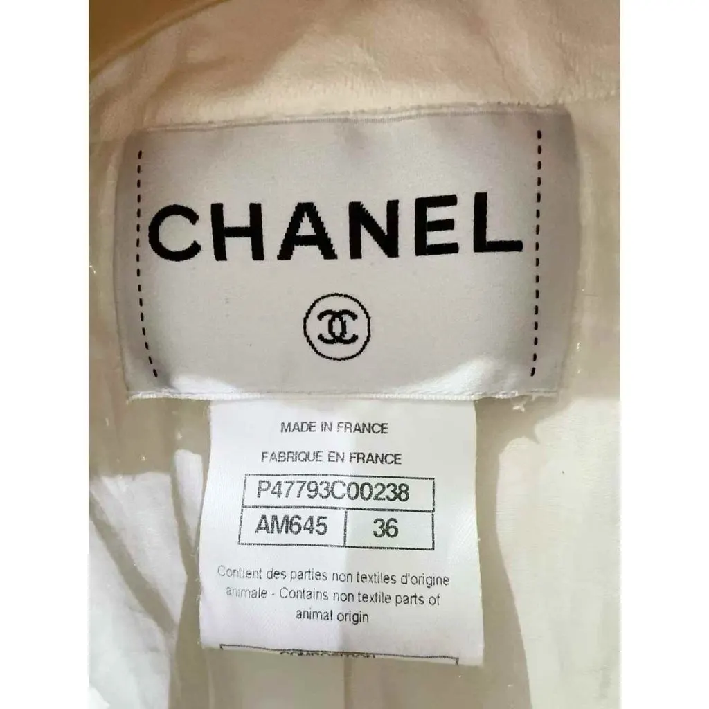 Chanel Leather Jacket MultiColor Leather Very good - Model View