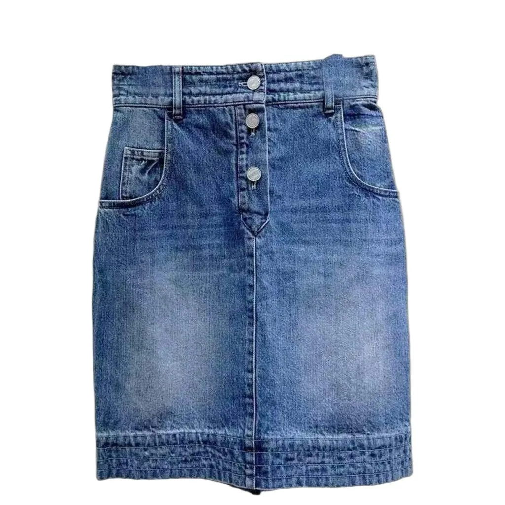 Chanel Cotton Skirt MultiColor Cotton Very good - Front View