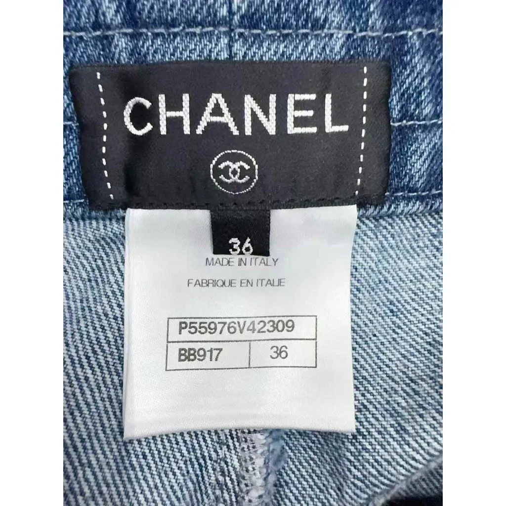 Chanel Cotton Skirt MultiColor Cotton Very good - Model View