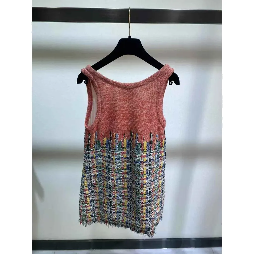 Chanel Cotton Dress MultiColor Cotton Very good - Inside View