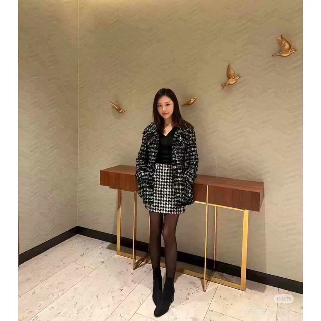 Chanel Cotton Coat MultiColor Cotton Very good - Inside View