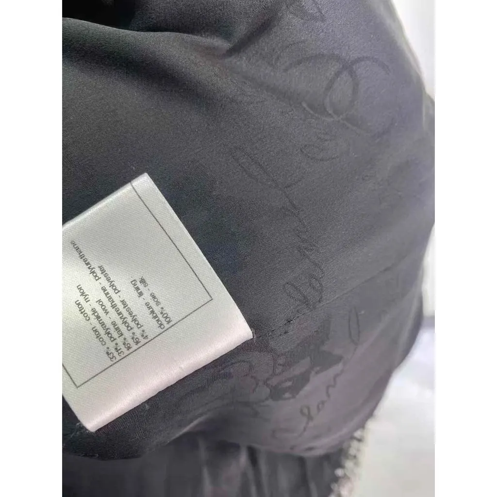 Chanel Cotton Coat MultiColor Cotton Very good - Box View
