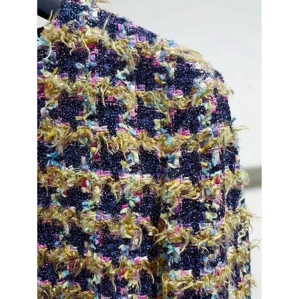 Chanel La Petite Veste Noire Tweed Jacket MultiColor Tweed Never worn, with tag - Back View