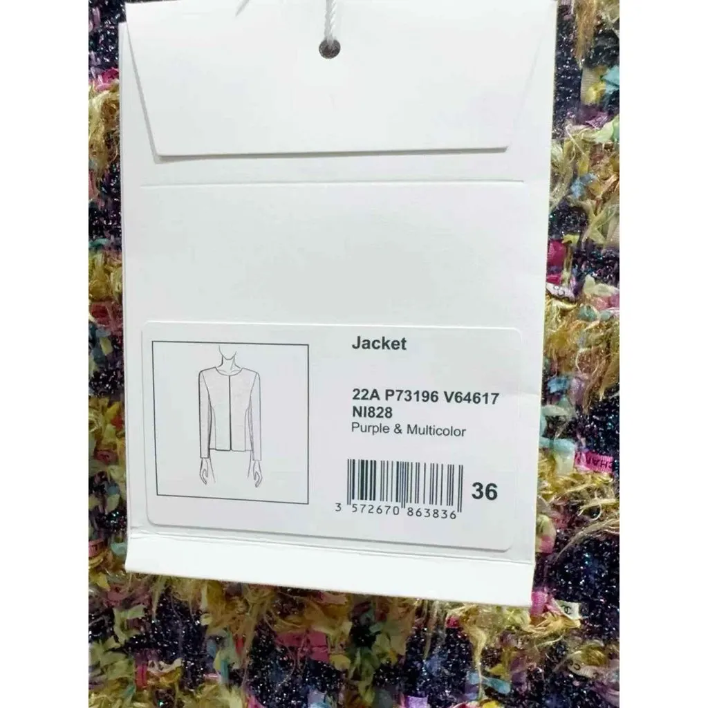 Chanel La Petite Veste Noire Tweed Jacket MultiColor Tweed Never worn, with tag - Box View