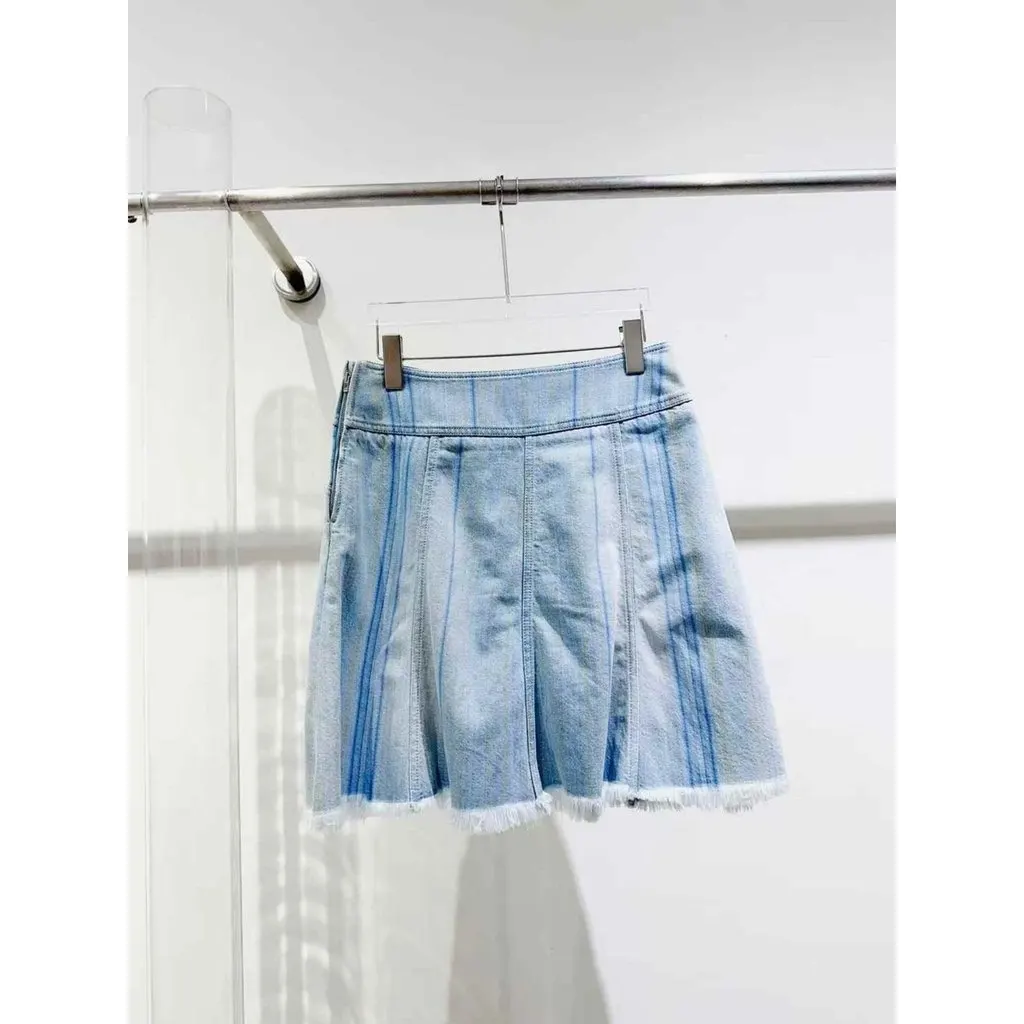 Chanel Cotton Skirt MultiColor Cotton Very good - Back View