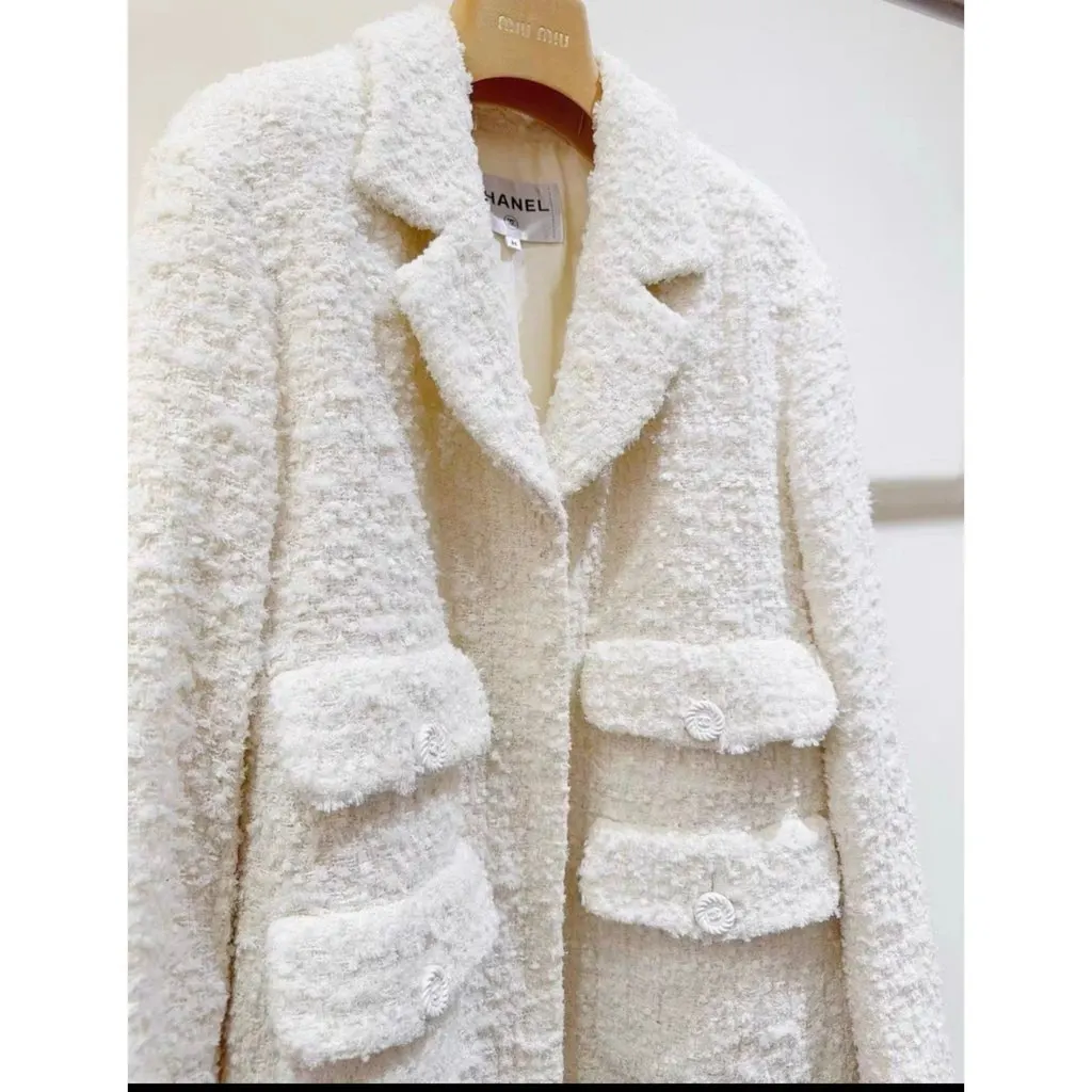 Chanel La Petite Veste Noire Tweed Jacket MultiColor Tweed Very good - Back View