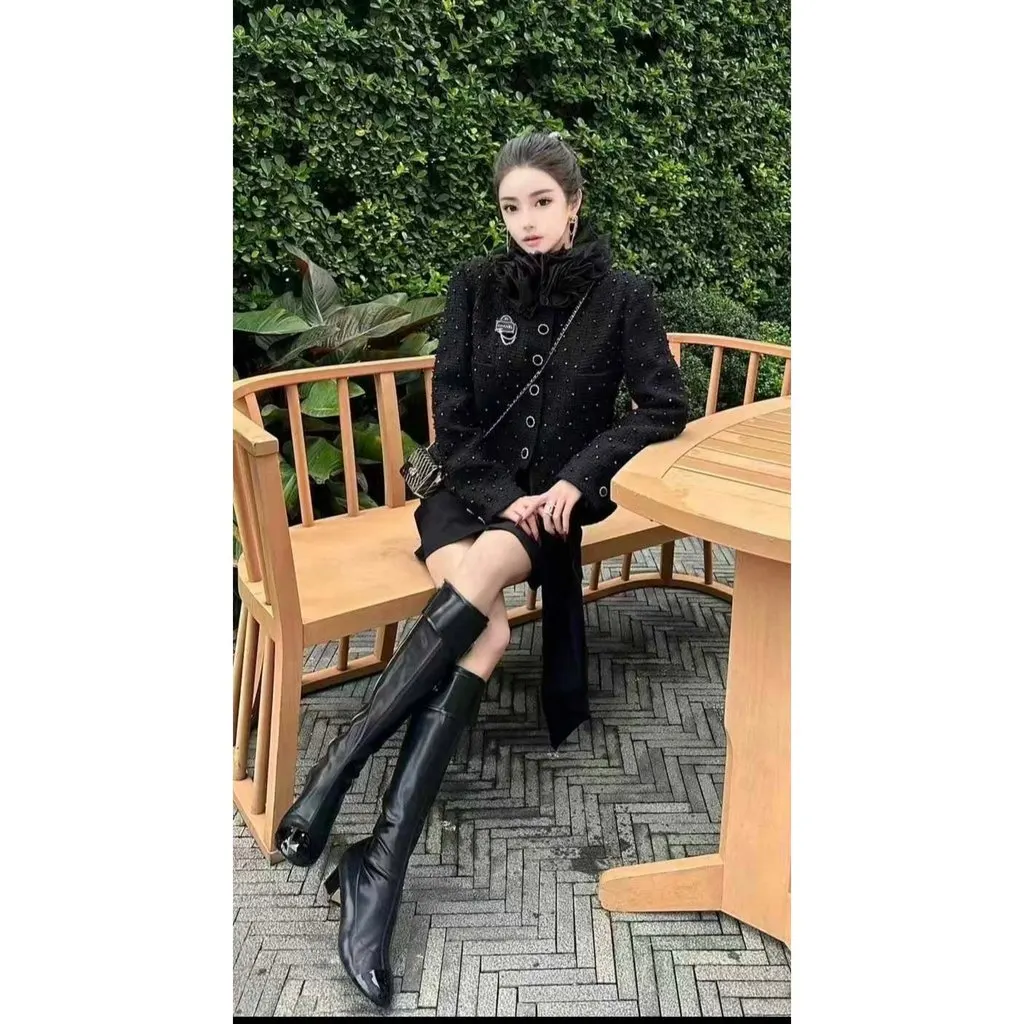 Chanel La Petite Veste Noire Tweed Jacket MultiColor Tweed Never worn, with tag - Inside View