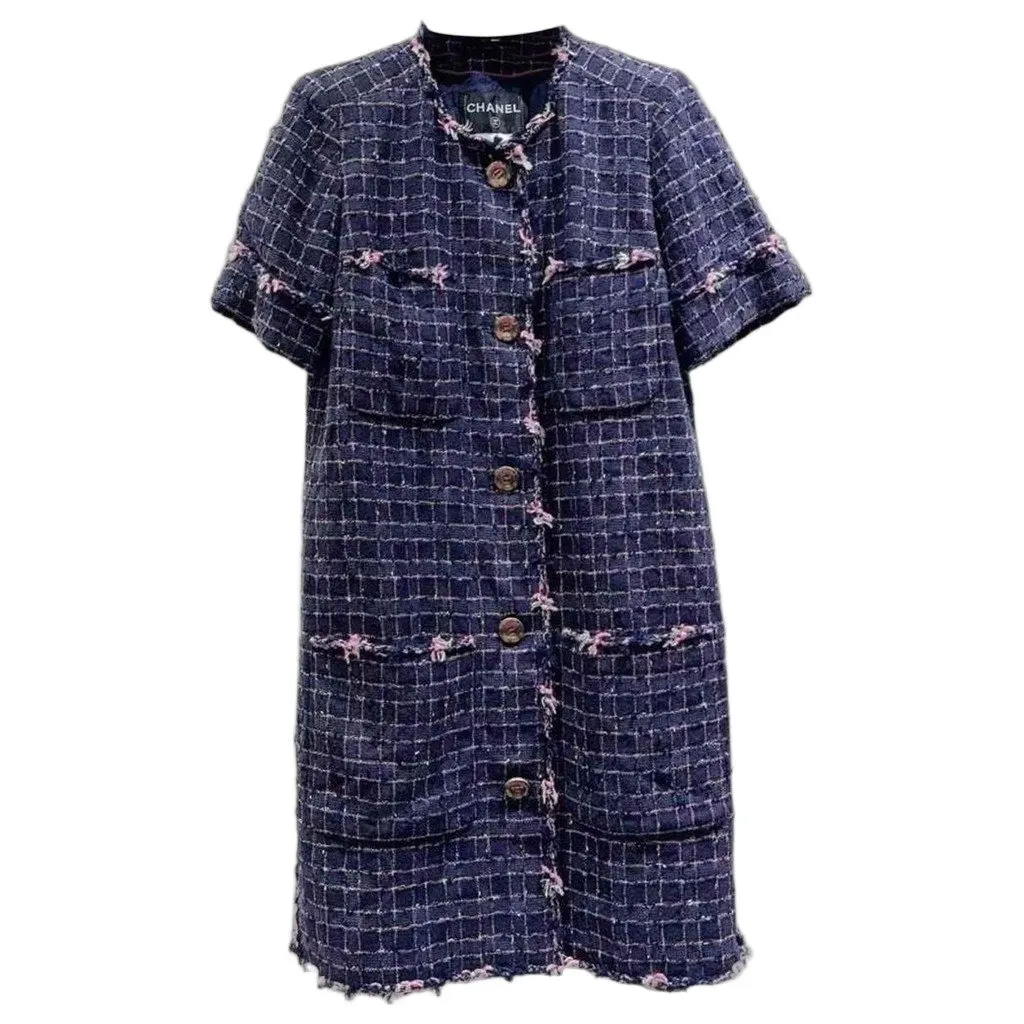 Chanel La Petite Veste Noire Tweed Jacket MultiColor Tweed Very good - Front View