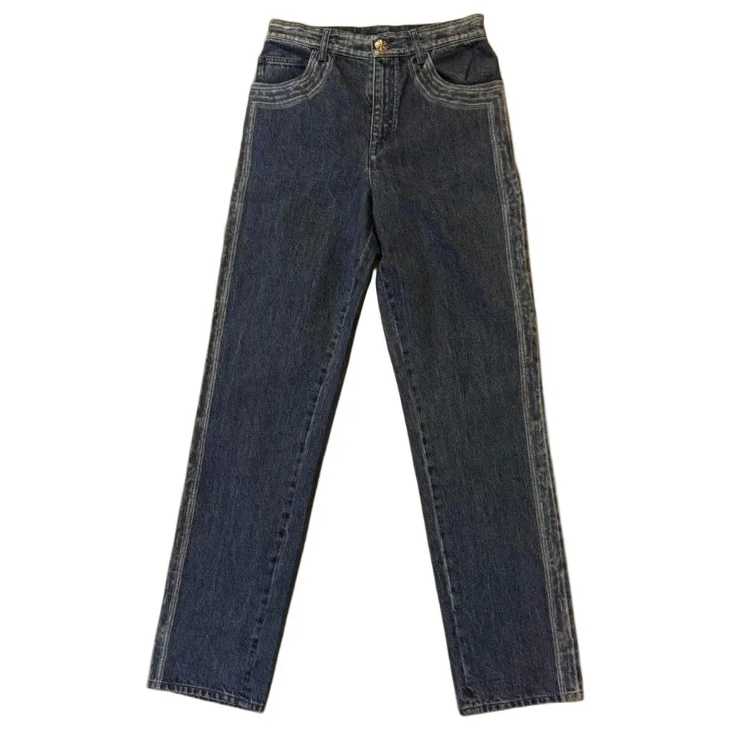Chanel Cotton Jeans MultiColor Cotton Very good - Front View