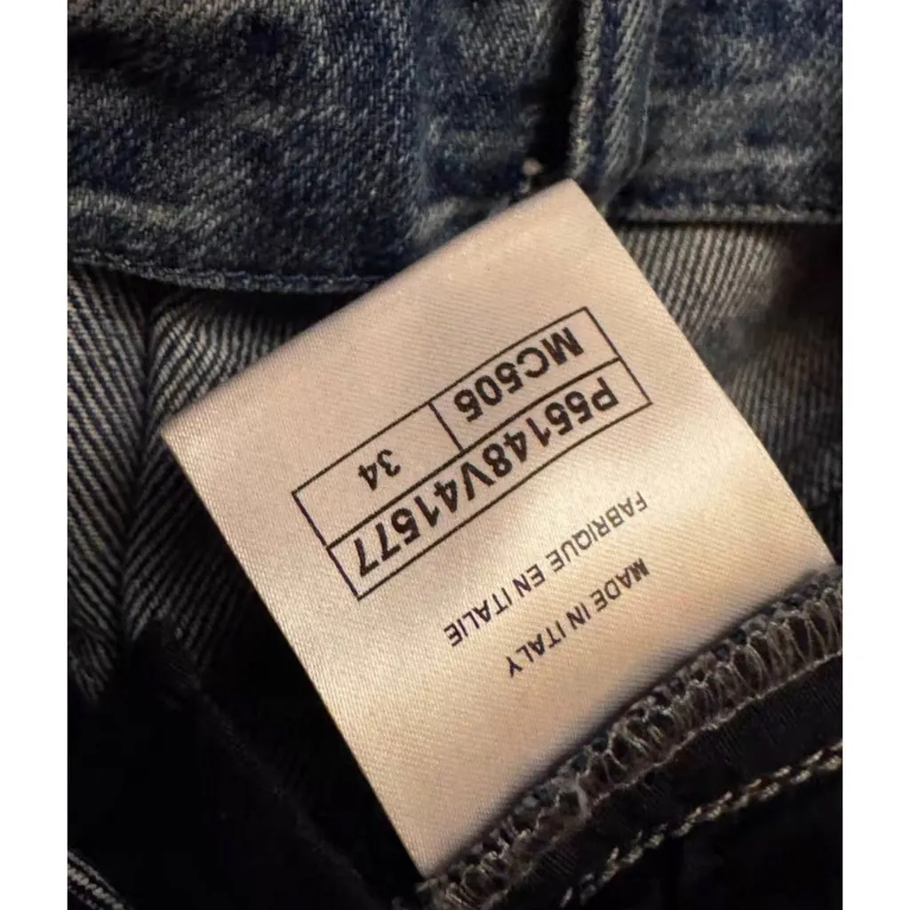 Chanel Cotton Jeans MultiColor Cotton Very good - Inside View