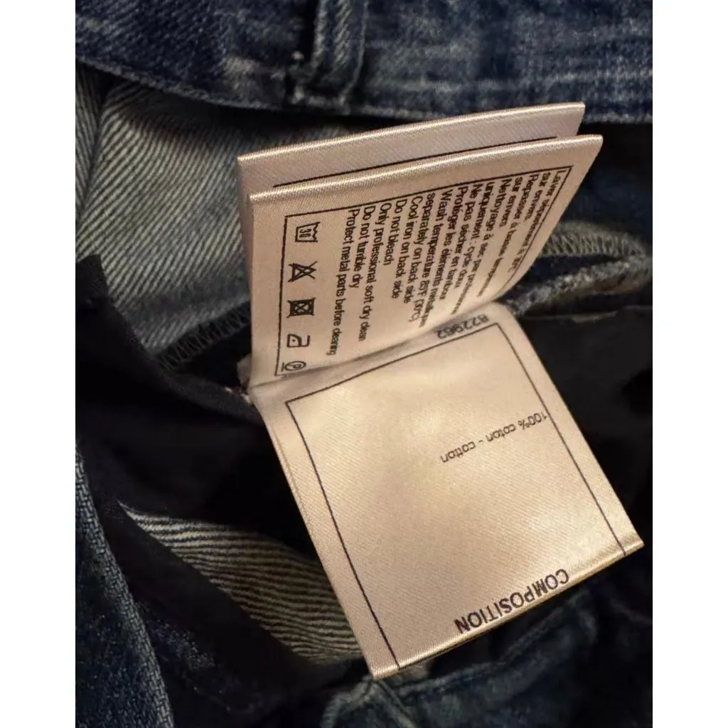 Chanel Cotton Jeans MultiColor Cotton Very good - Box View