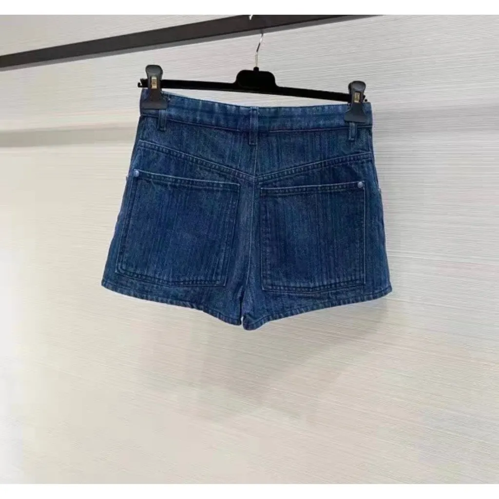 Chanel Cotton Shorts MultiColor Cotton Very good - Back View