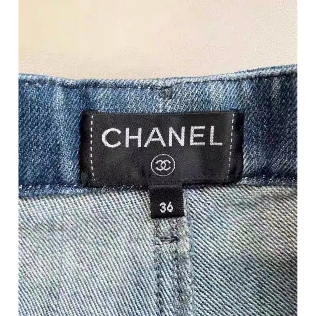 Chanel Cotton Shorts MultiColor Cotton Very good - Box View