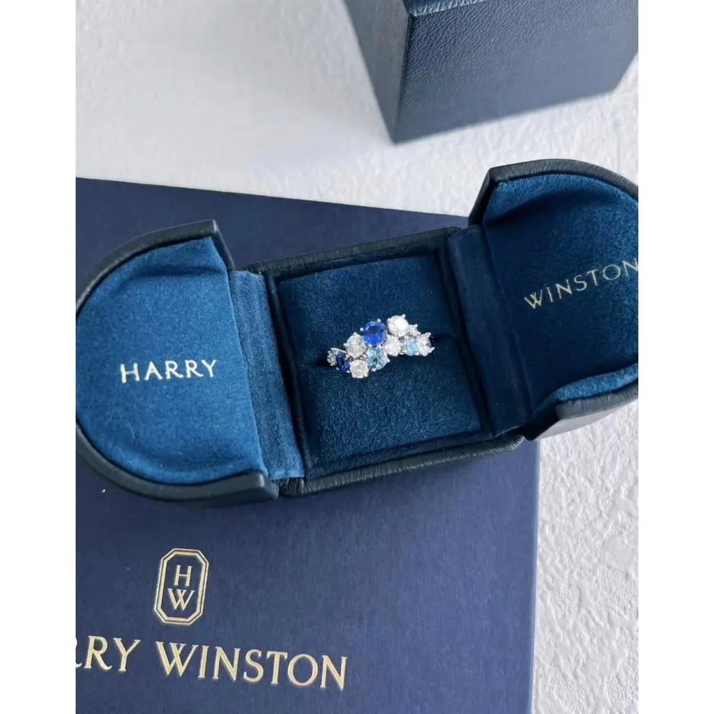 Harry Winston Ring MultiColor Very good - Back View