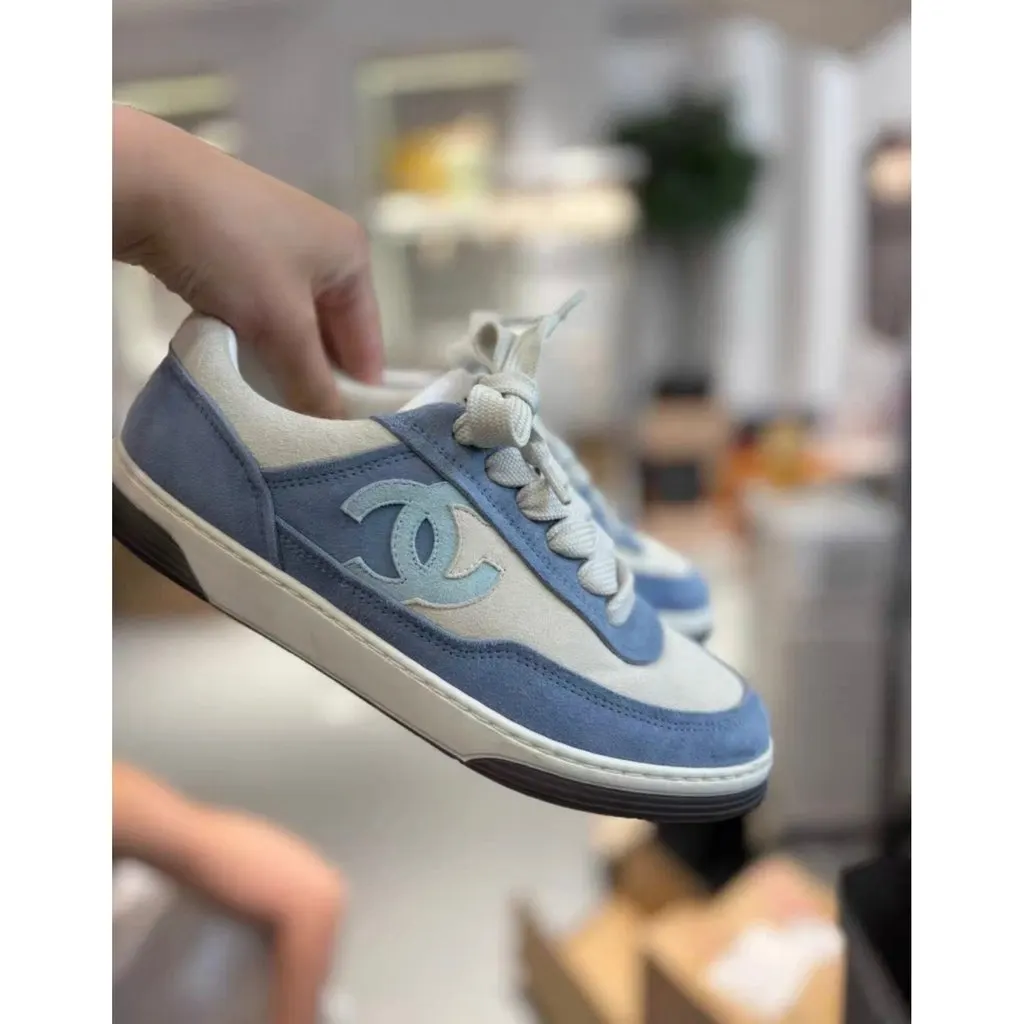 Chanel Leather Sneakers MultiColor Leather Very good - Back View