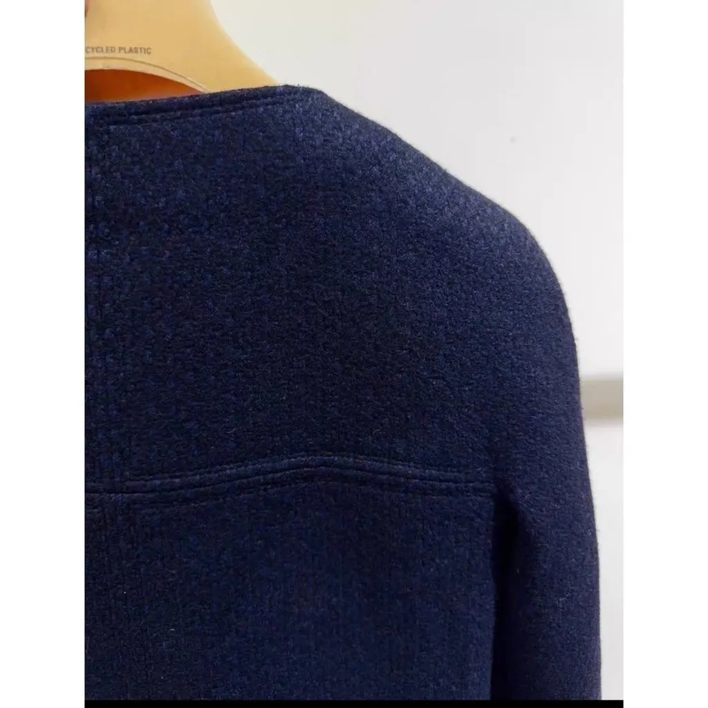 Chanel Wool Coat MultiColor Wool Very good - Inside View