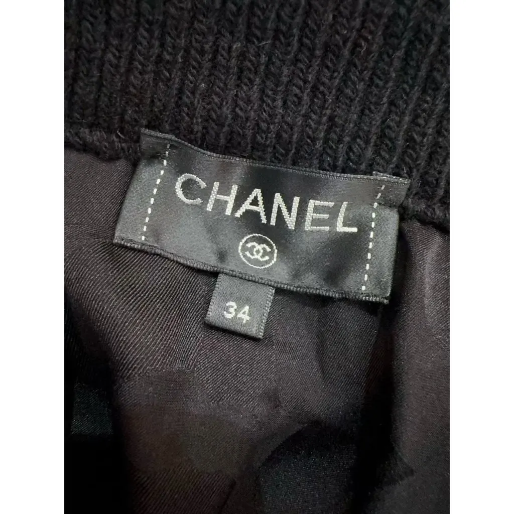 Chanel Wool Leather Jacket MultiColor Wool Very good - Box View