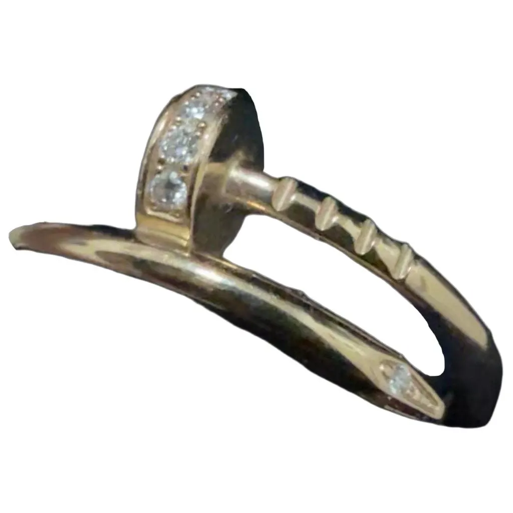 Cartier Juste Un Clou Pink Gold Ring MultiColor Very good - Front View