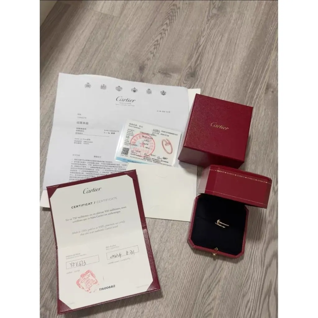 Cartier Juste Un Clou Pink Gold Ring MultiColor Very good - Model View