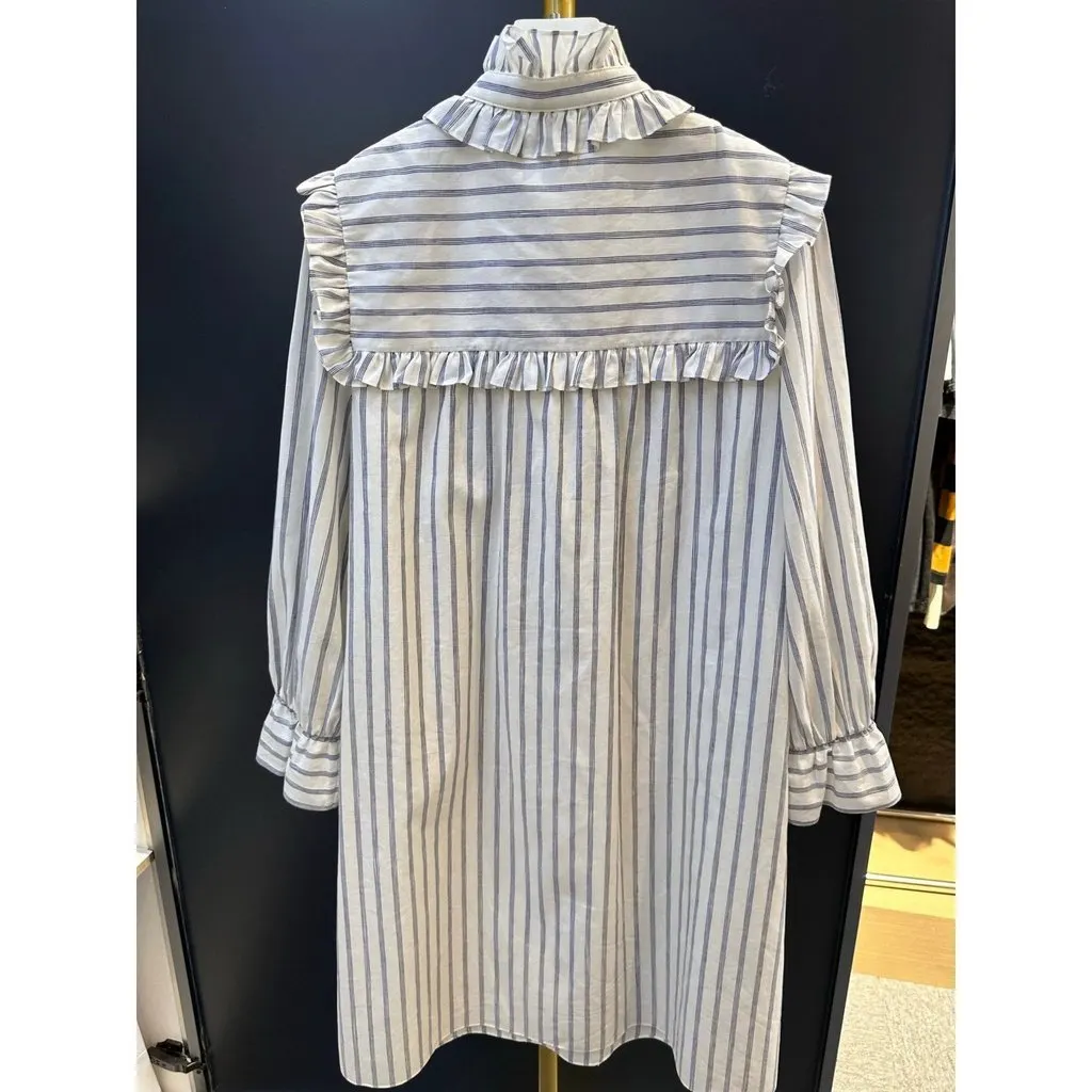 Celine Linen Dress MultiColor Linen Very good - Box View