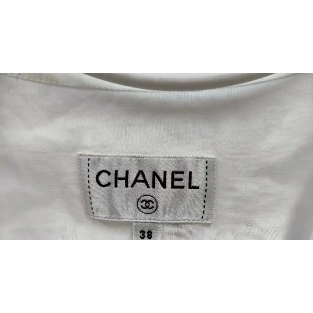 Chanel Cotton Top MultiColor Cotton Very good - Back View