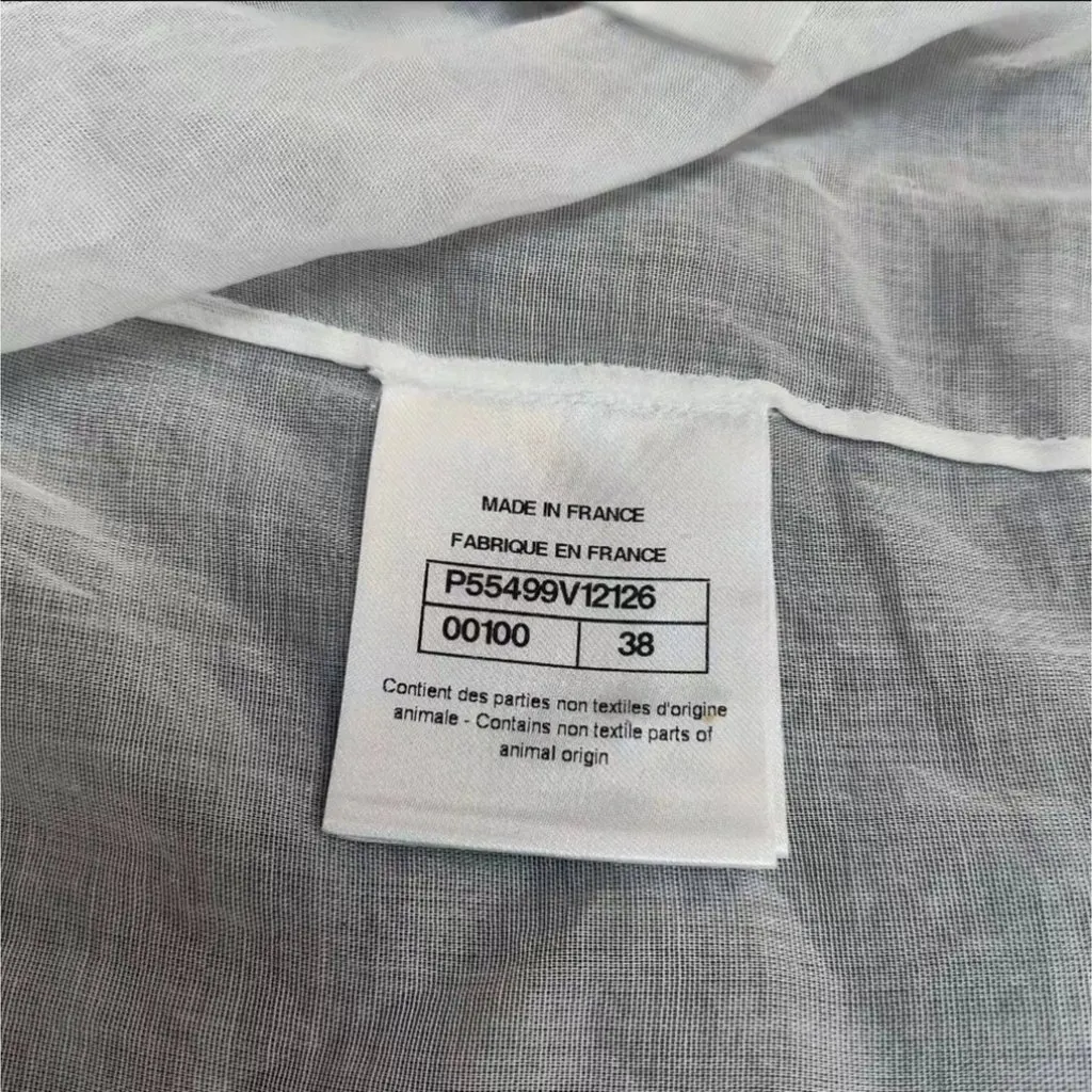 Chanel Cotton Top MultiColor Cotton Very good - Model View