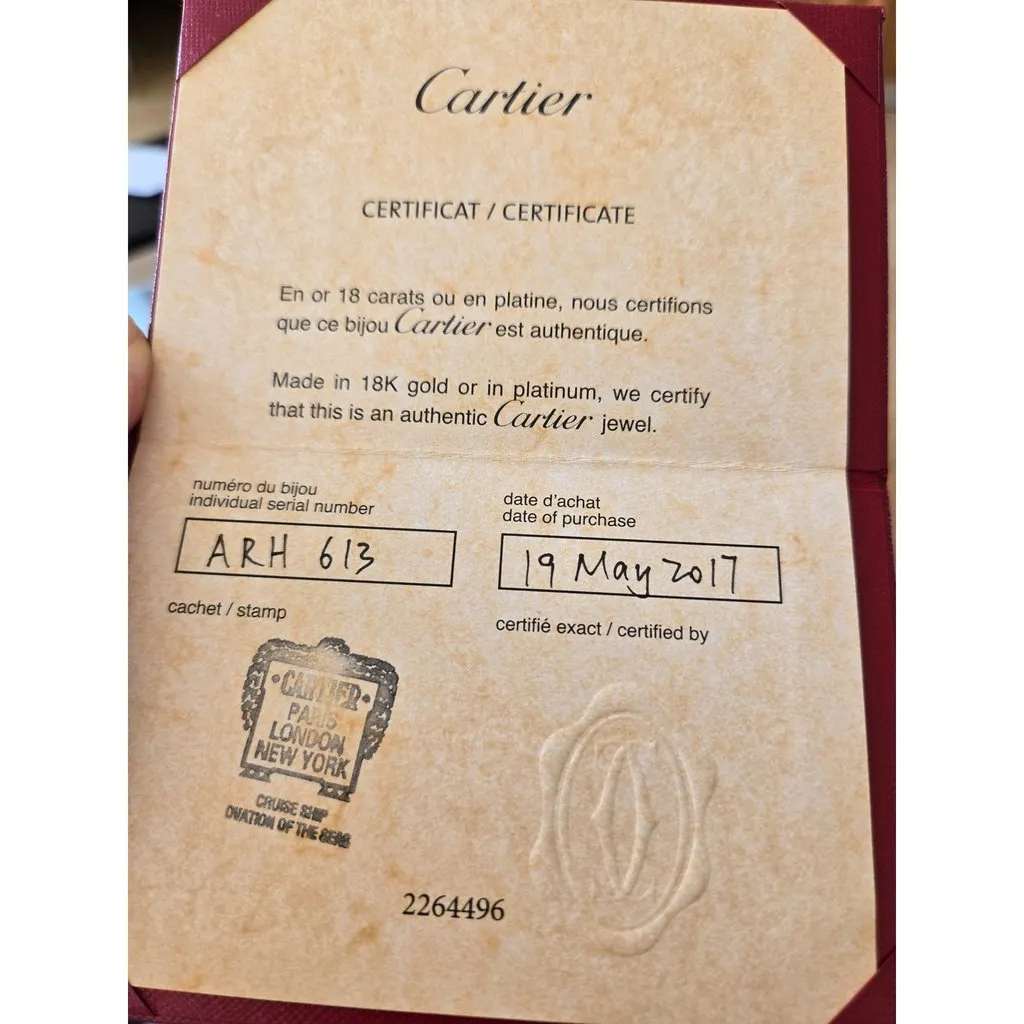 Cartier Panthère Necklace MultiColor Lace Very good - Inside View