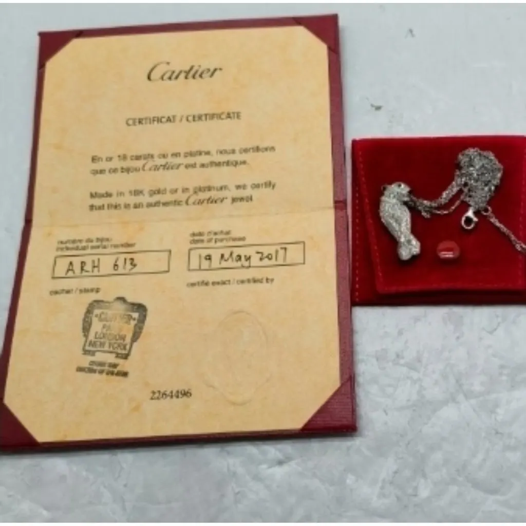 Cartier Panthère Necklace MultiColor Lace Very good - Model View