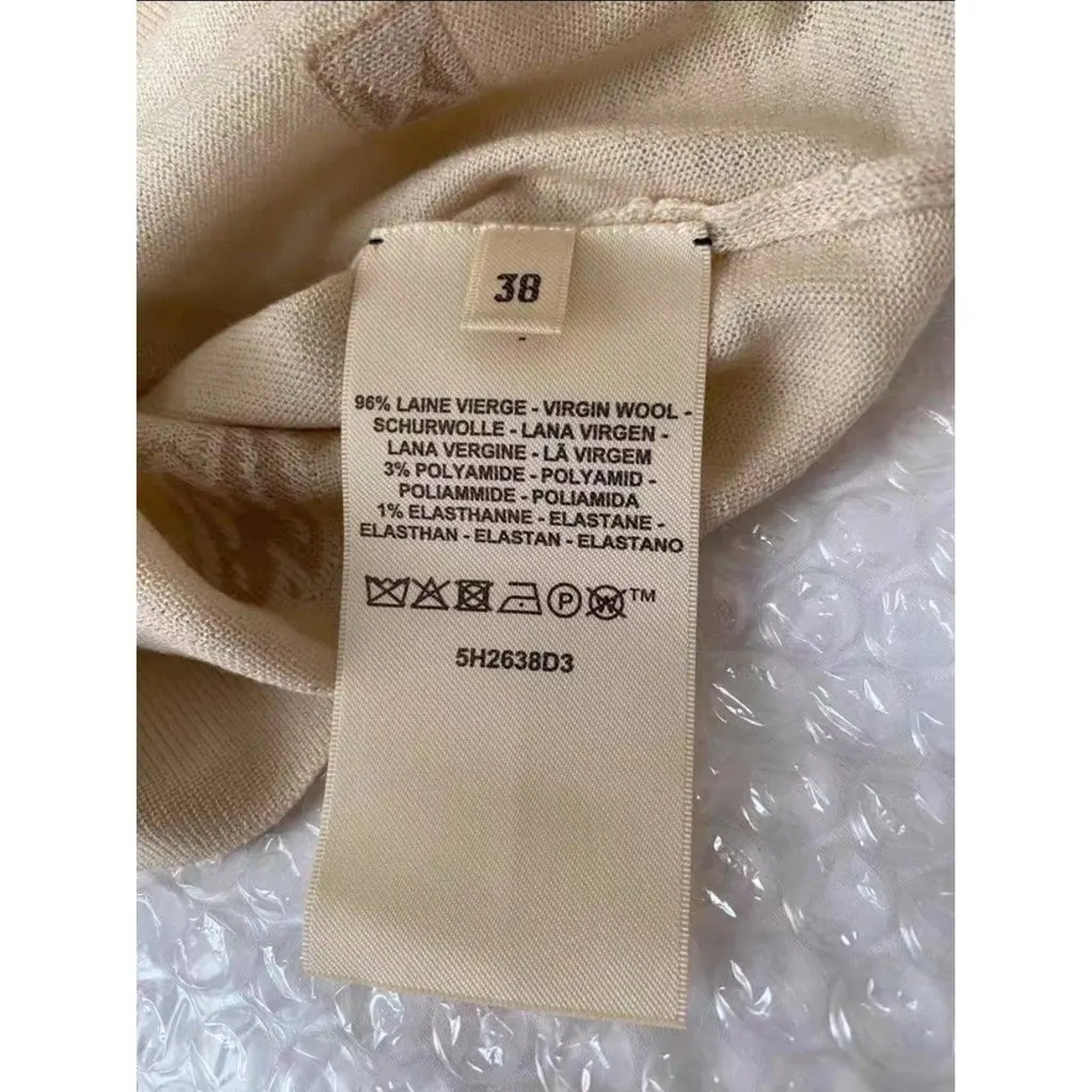 Hermes Twillaine Wool Knitwear MultiColor Wool Very good - Inside View