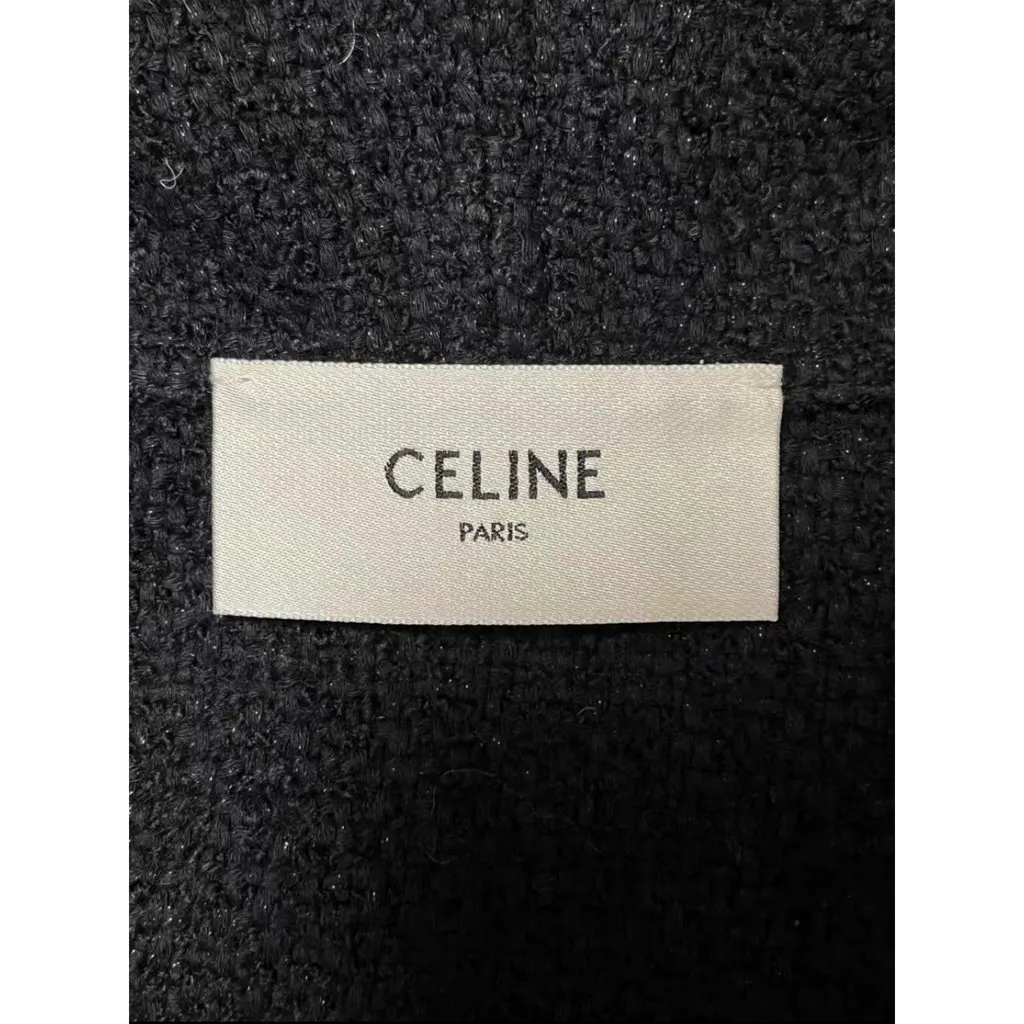 Celine Black Wool Jacket Black Wool Very good - Back View