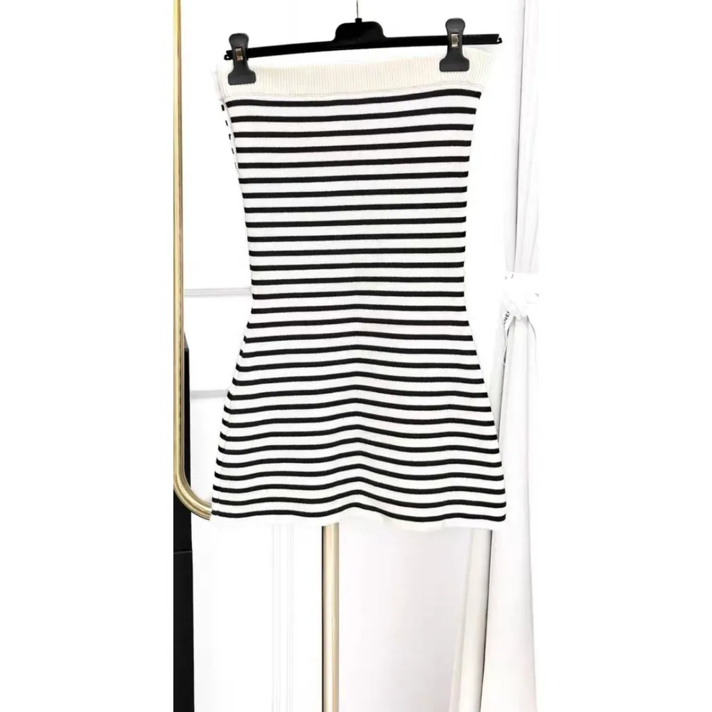 Celine Wool Dress MultiColor Wool Very good - Back View