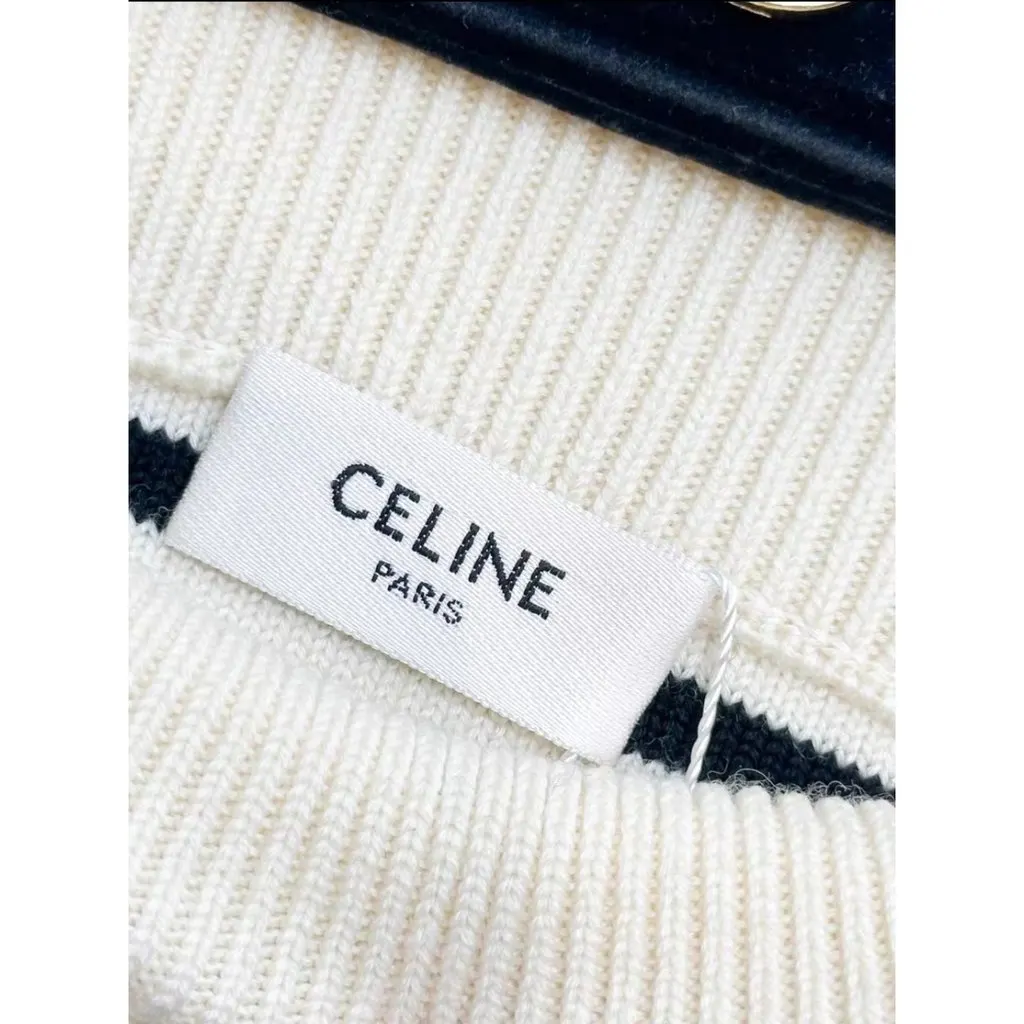 Celine Wool Dress MultiColor Wool Very good - Inside View