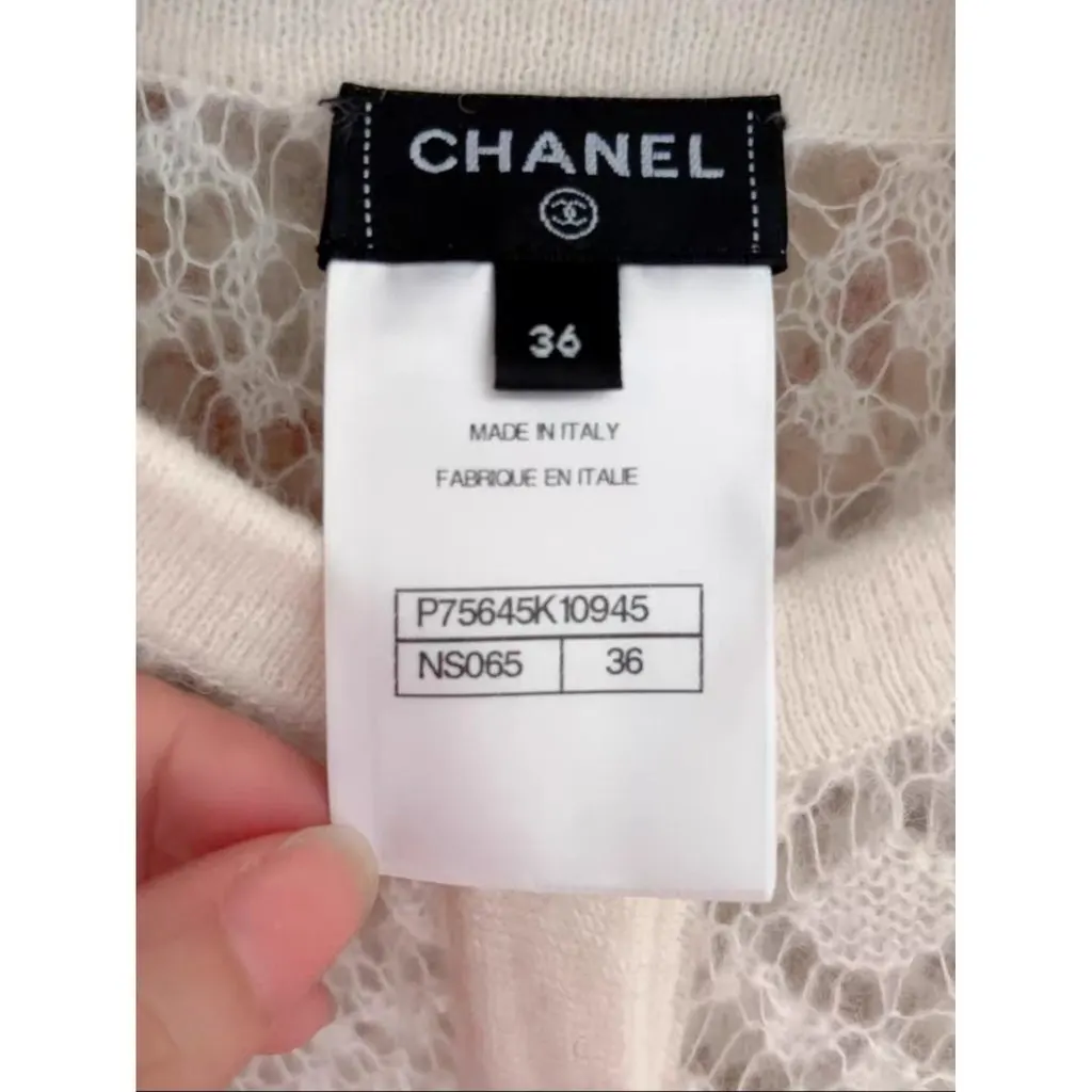 Chanel Wool Knitwear MultiColor Wool Very good - Back View