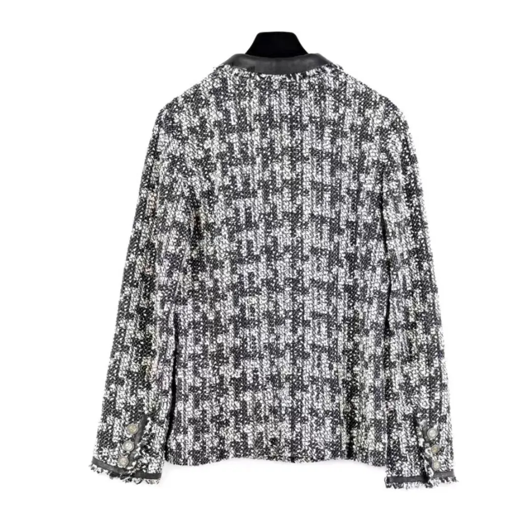 Chanel La Petite Veste Noire Tweed Jacket MultiColor Tweed Very good - Back View